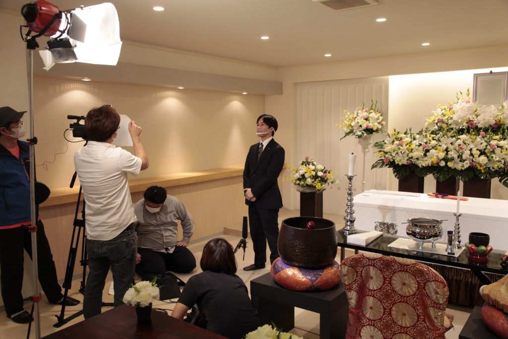 TV東京でコムウェルセレモニースタッフがなないろ日和に出演しました。